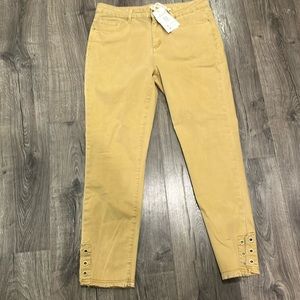 Size 14 bootcut ‘gold’  jeans NWT